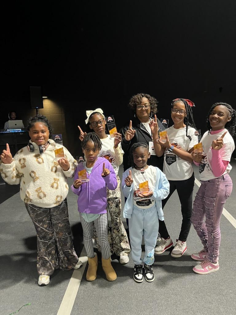 Youth program activity group photo